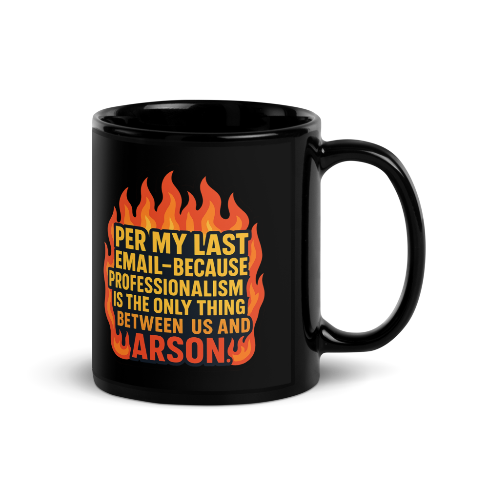 Per My Last Email Mug (Black)